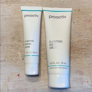 Proactiv clarifying mineral serum & night cream